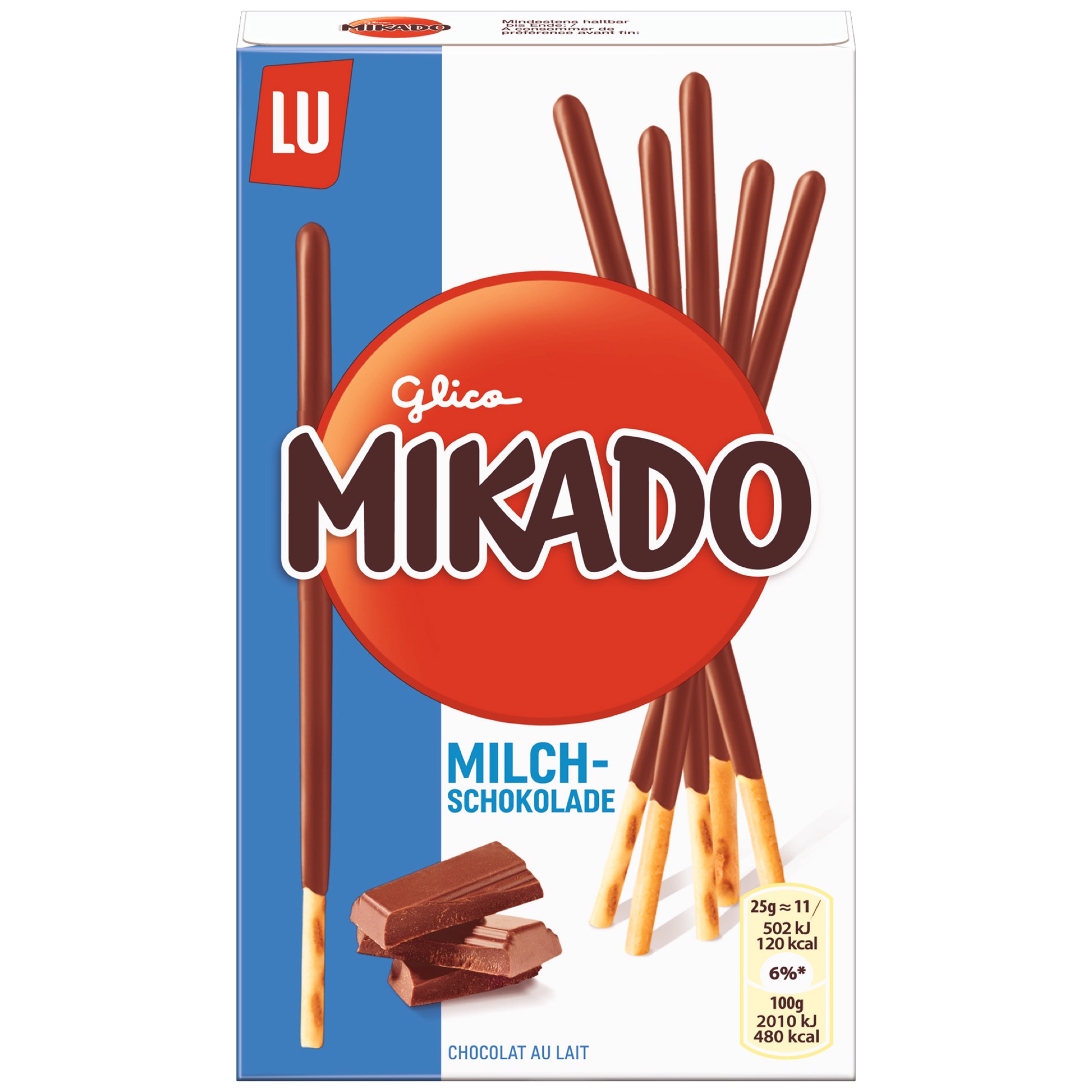 Mikado čokoláda mliečna 75g