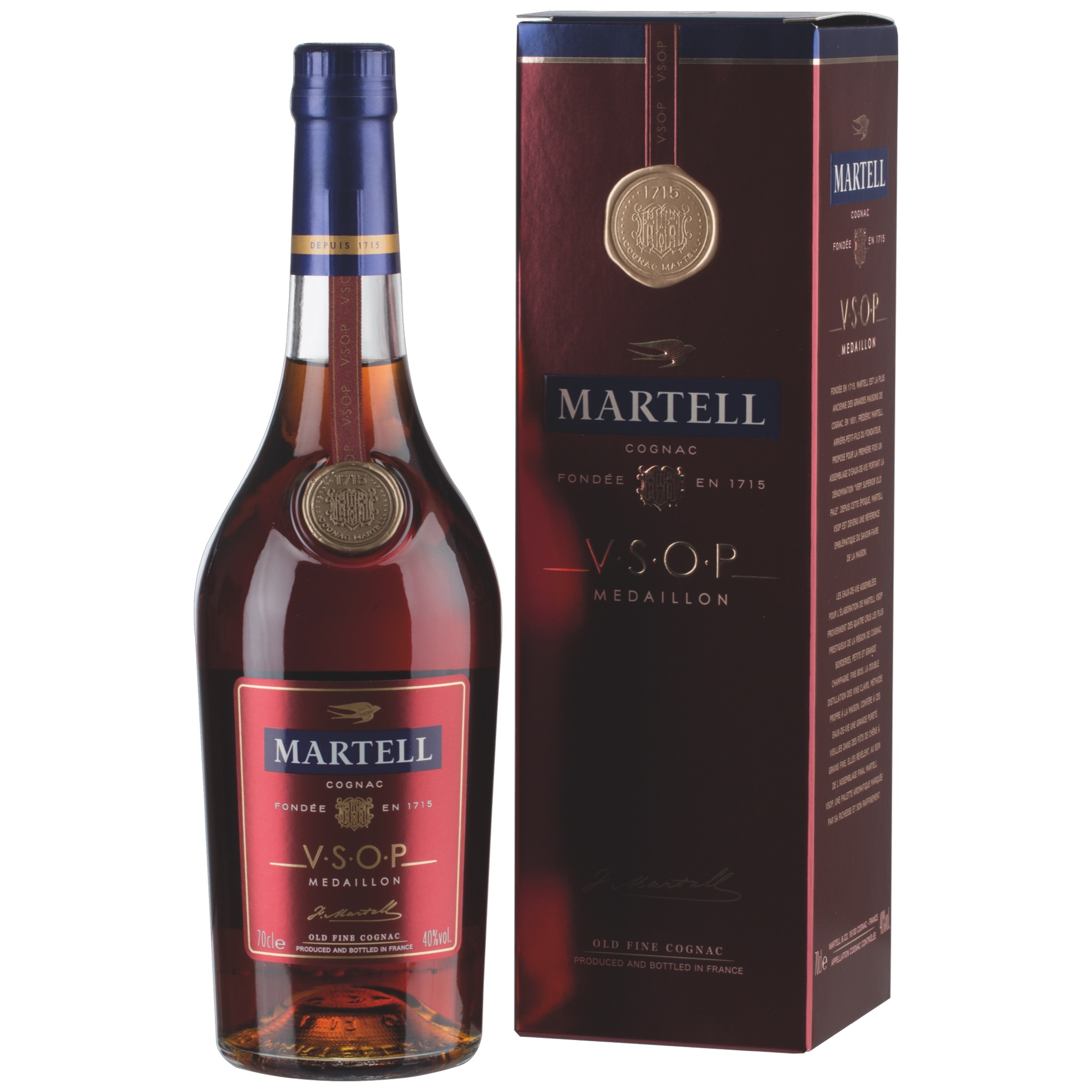 Martell VSOP Cognac darč.bal. 0,7l