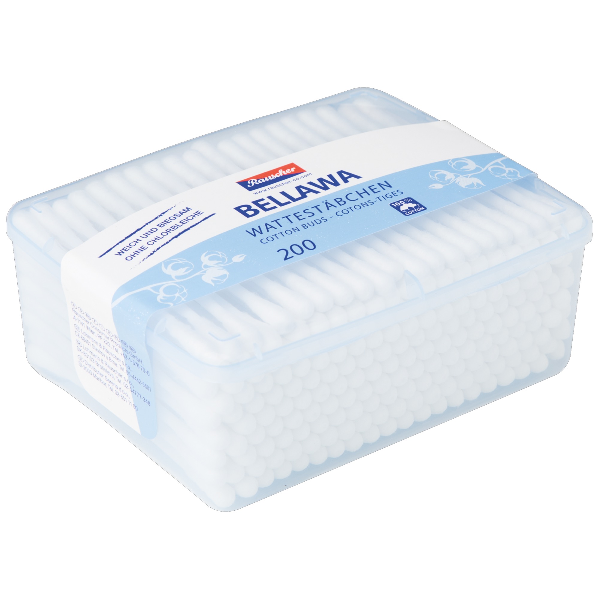 Bellawa vatové tyčinky box 200ks