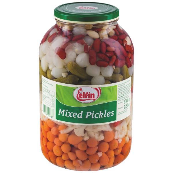 Elfin Mixed Pickles nakl.zel. 3680 ml