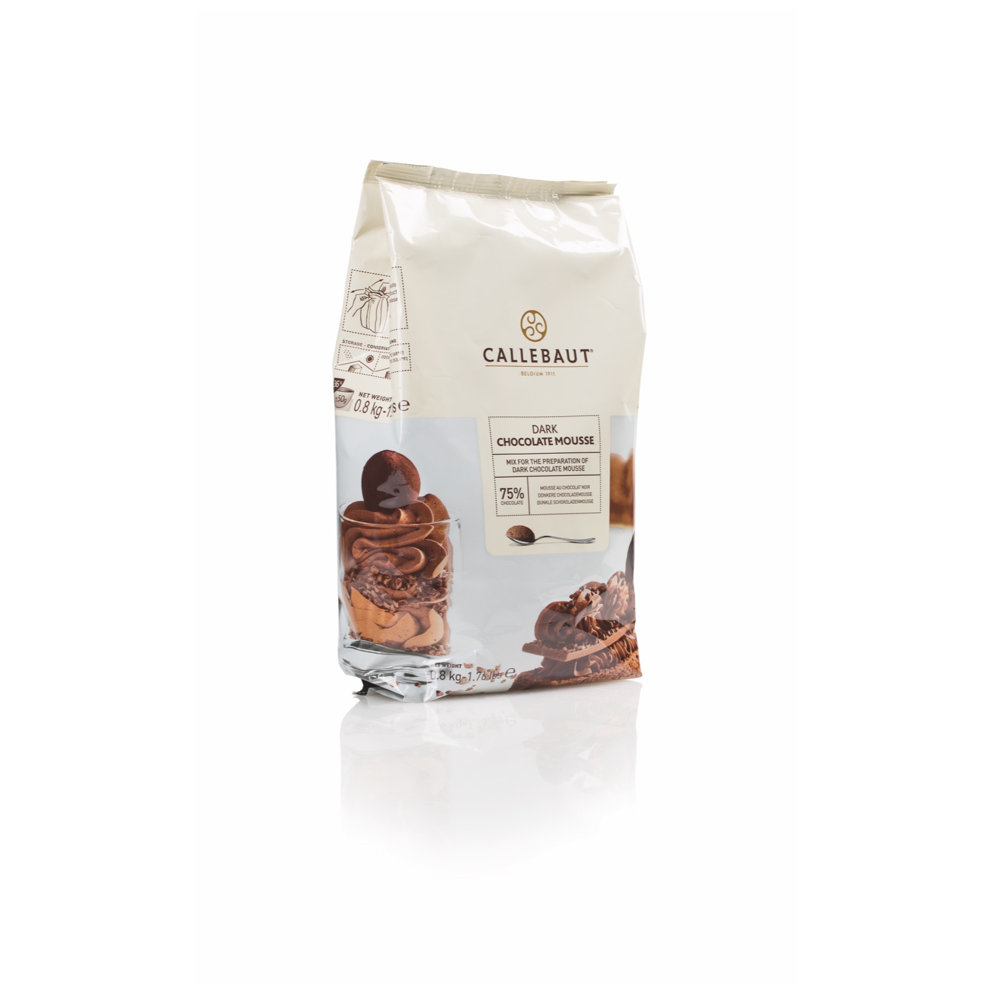 Callebaut Chocolate Mousse tmavá 800g