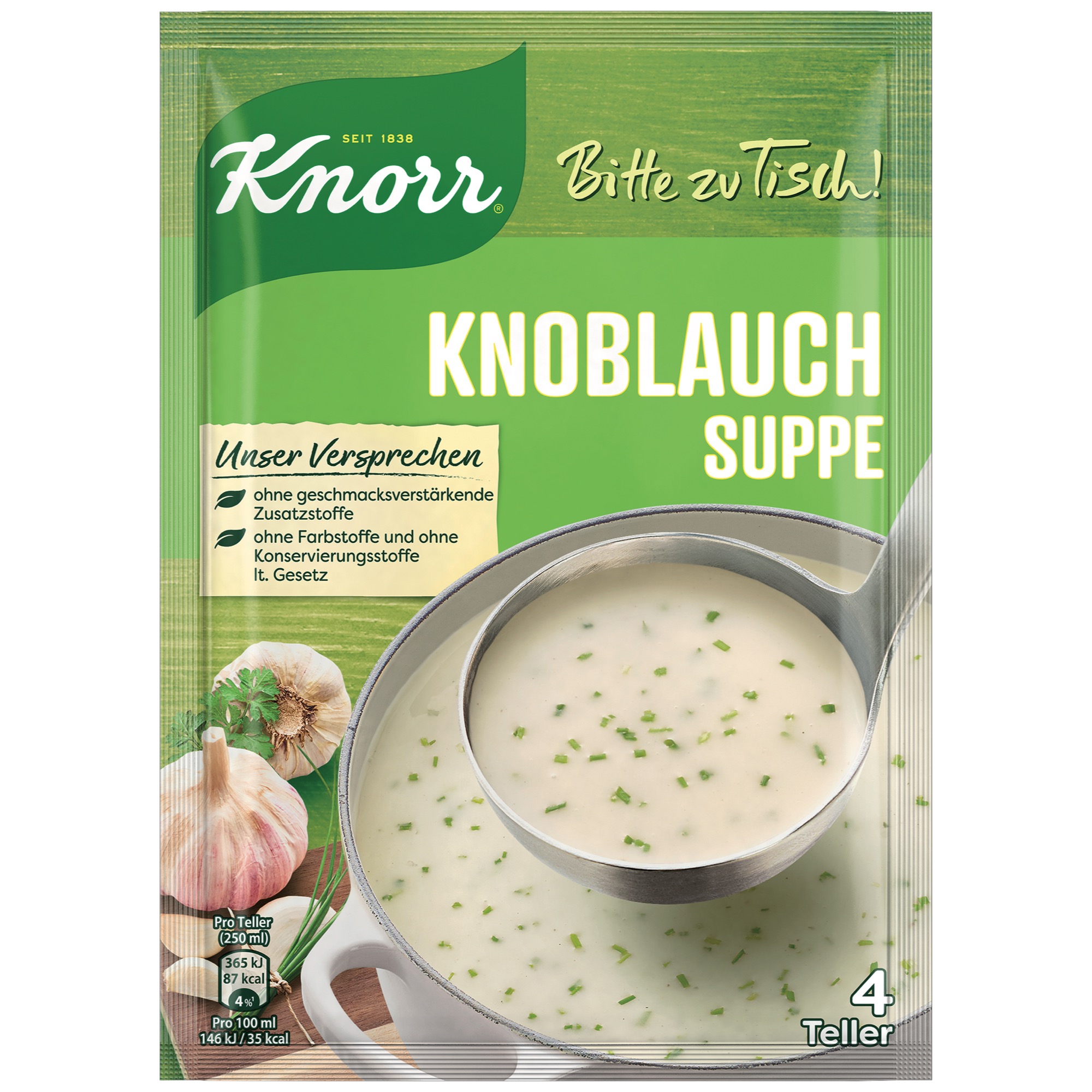 Knorr BZT polievka, cesnaková