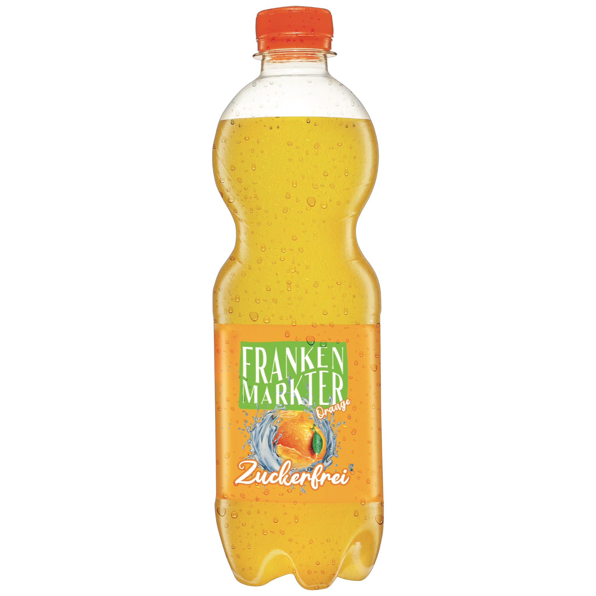 Frankenmarkter Limo PET 0,5l, pomaranč