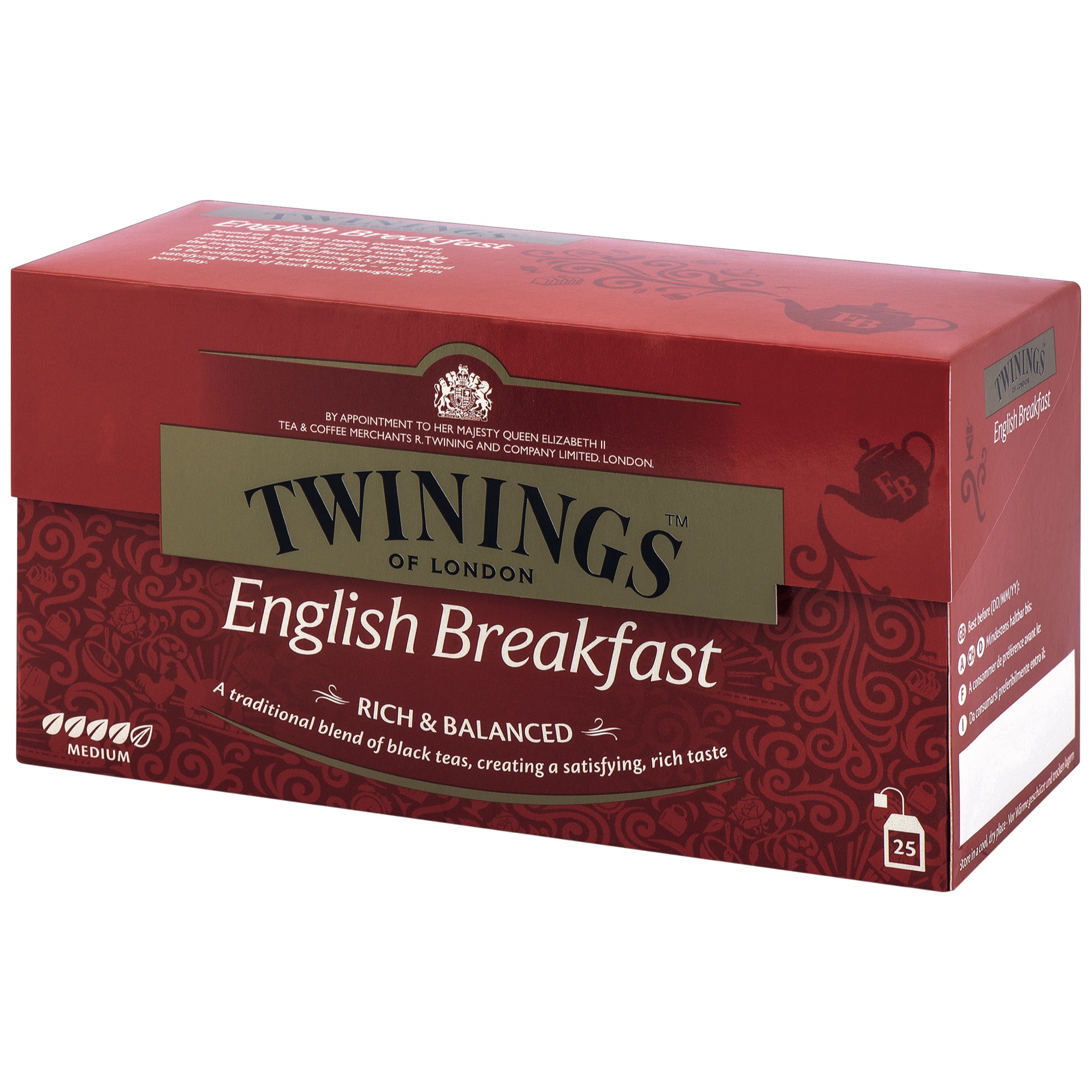 Twinings Tee 25ks, English Breakfast