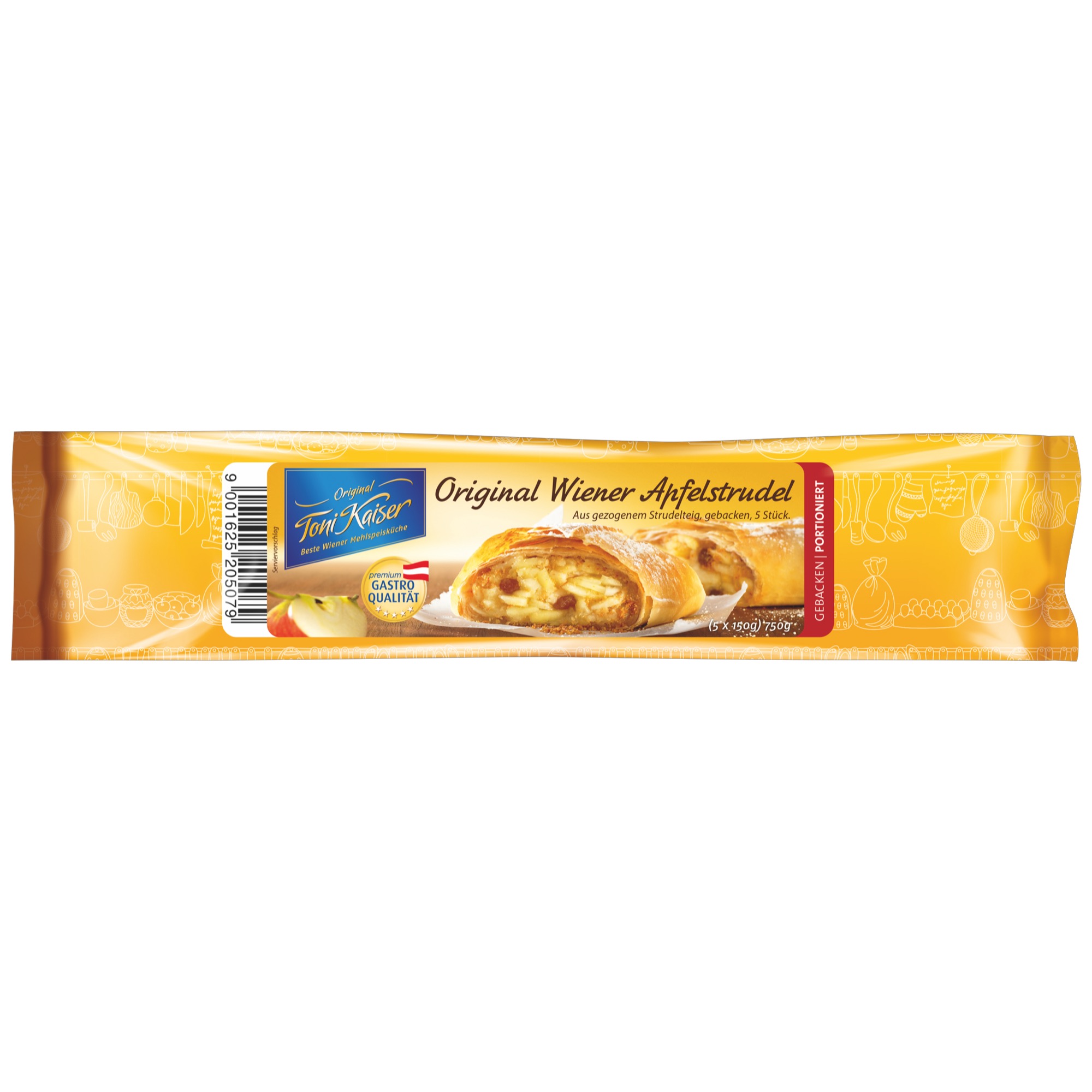 Toni K. vied.jablk.štrúdľa mraz.5x150g
