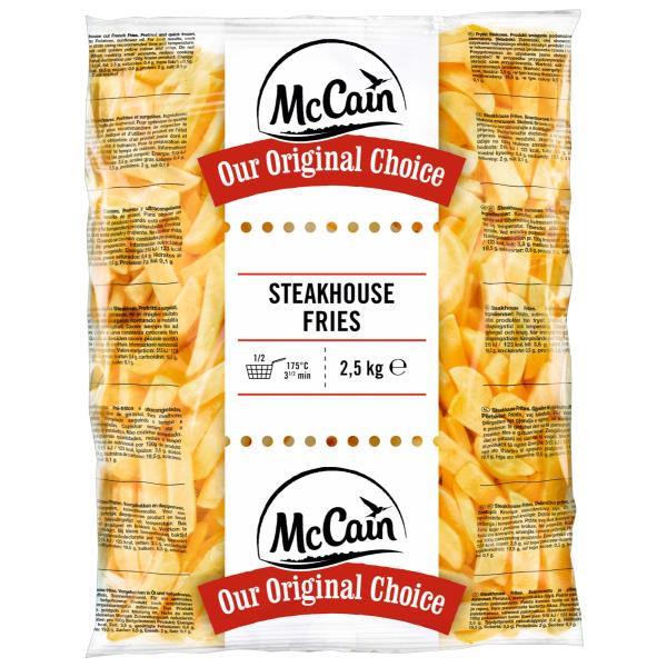 Mc Cain Steakhouse Frites mraz. 2,5kg