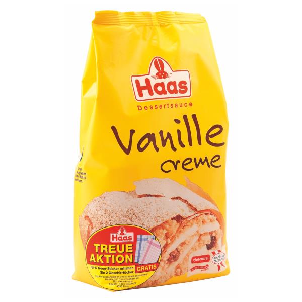 Haas vanilkový krém v prášku 1kg