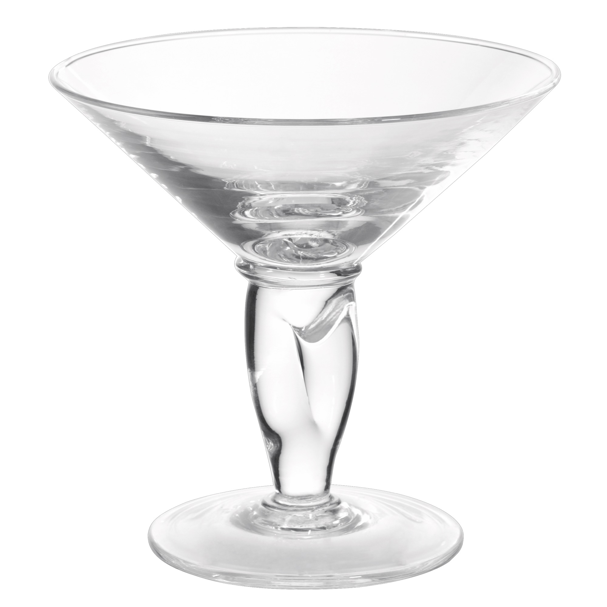 Eisglas 425 ml H 16,5 cm gedrehten Fuss