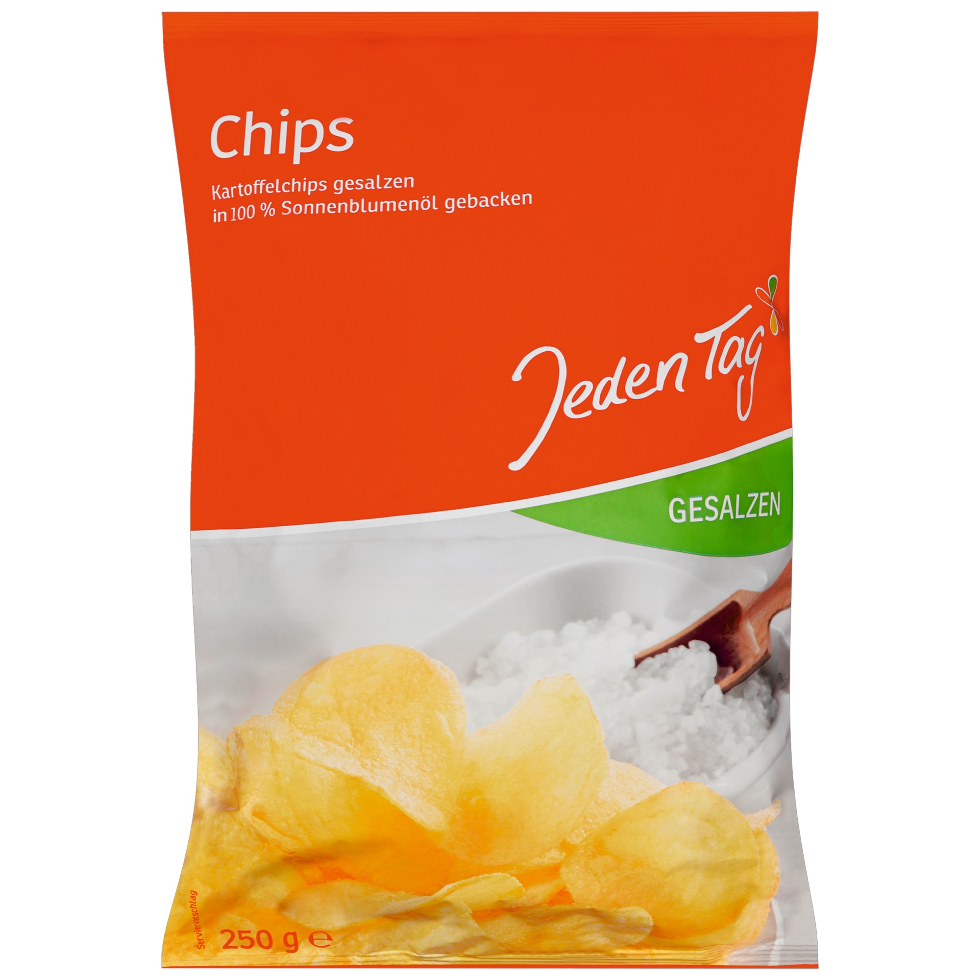 JT Chips 250g, solené