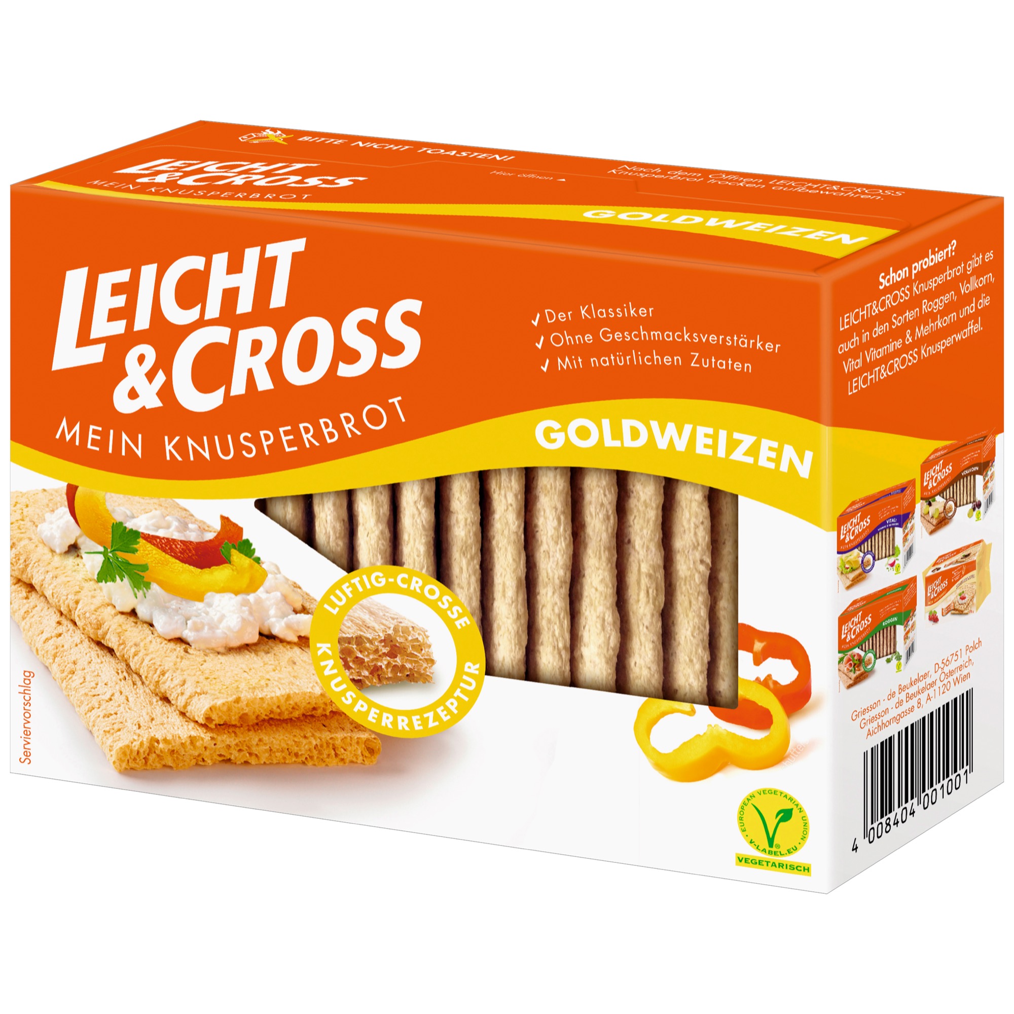 Leicht&Cross pšeničné 125g