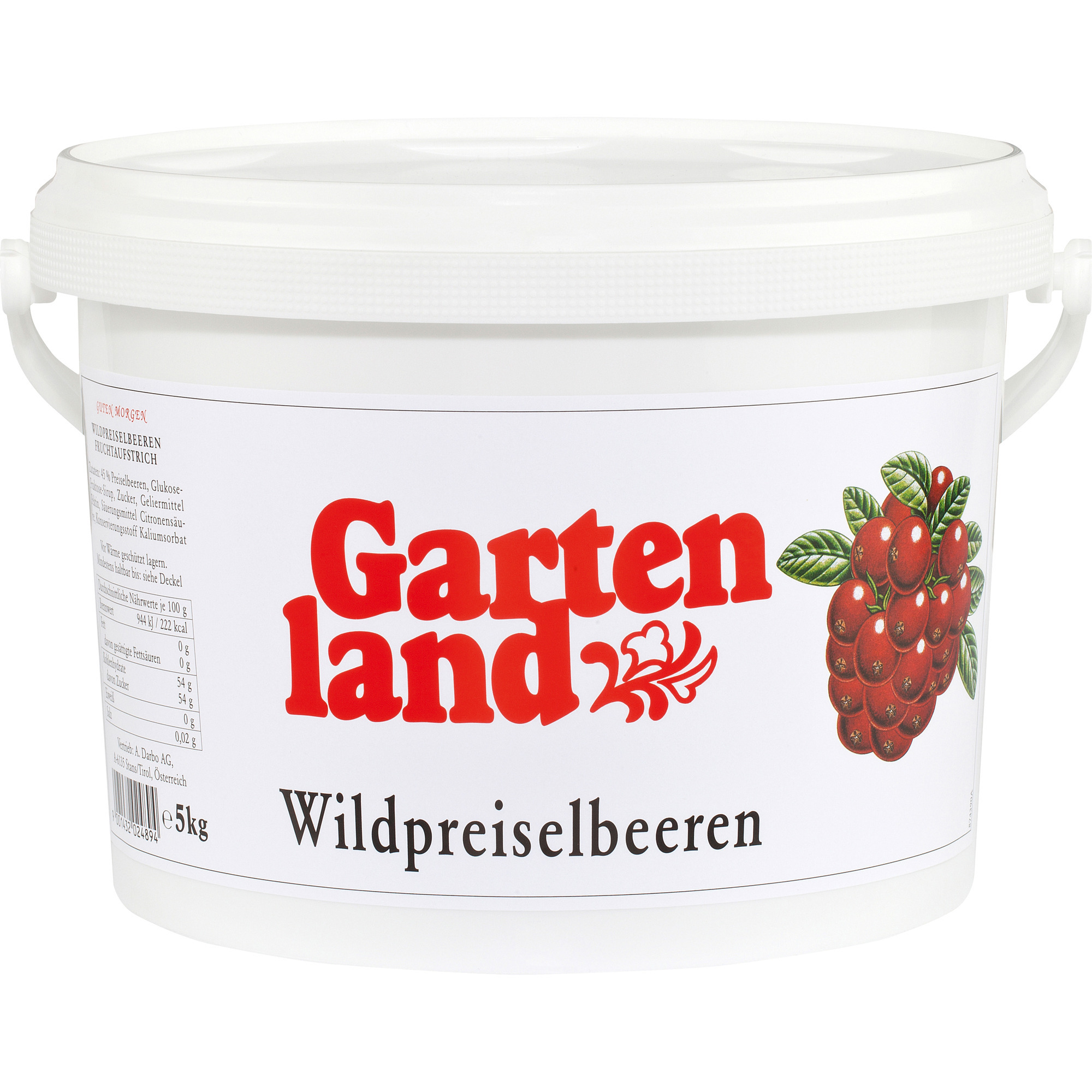 Gartenland Wildpreiselbeeren 45% 5kg