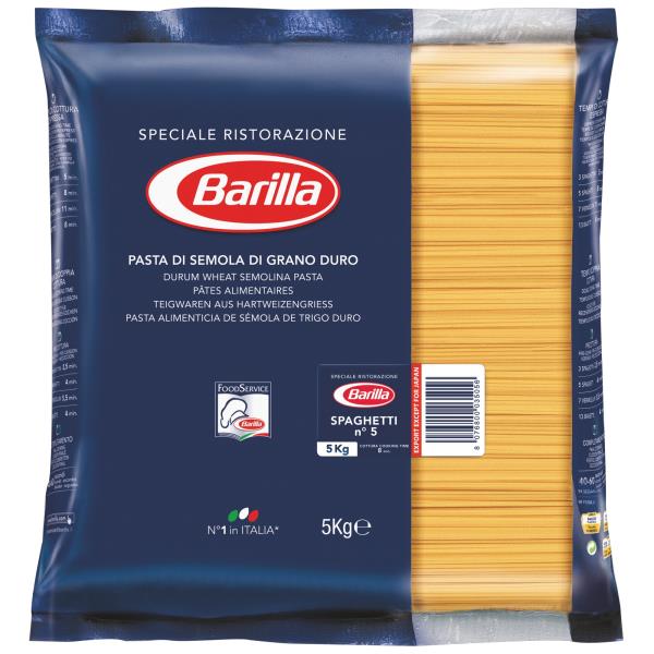 Barilla cestoviny 5kg, Spaghetti No.5