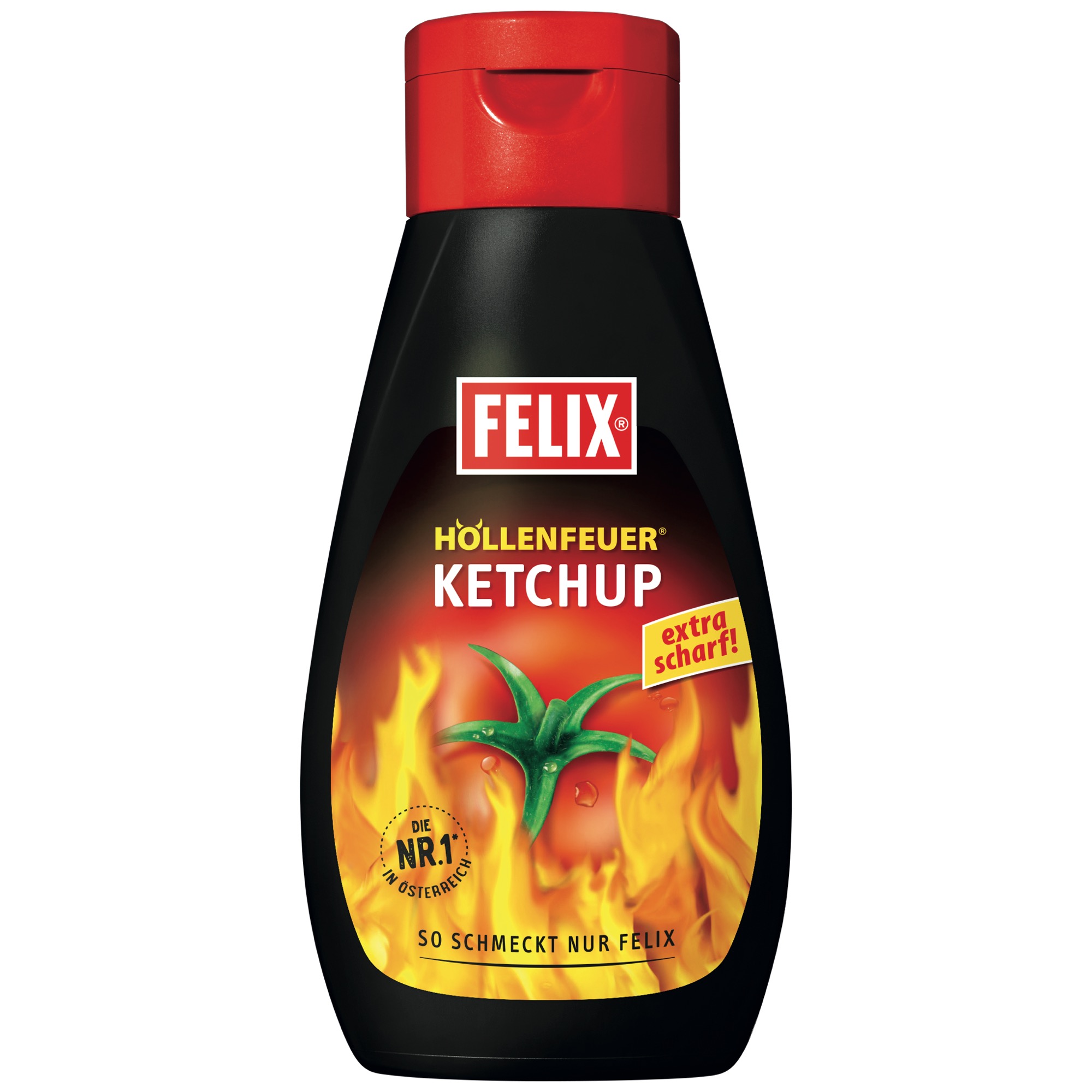 Felix kečup Höllenfeuer ostrý 450g