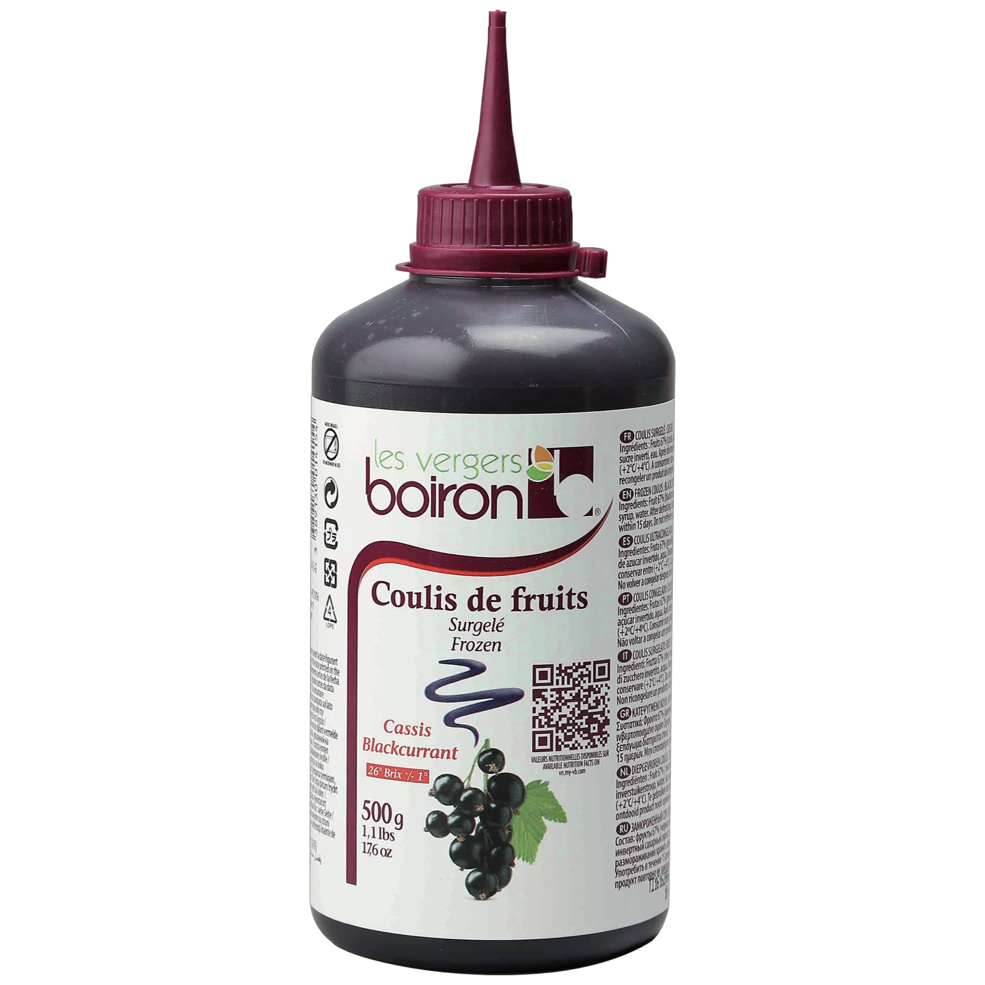 Boiron Coulis Cassis TK 500g