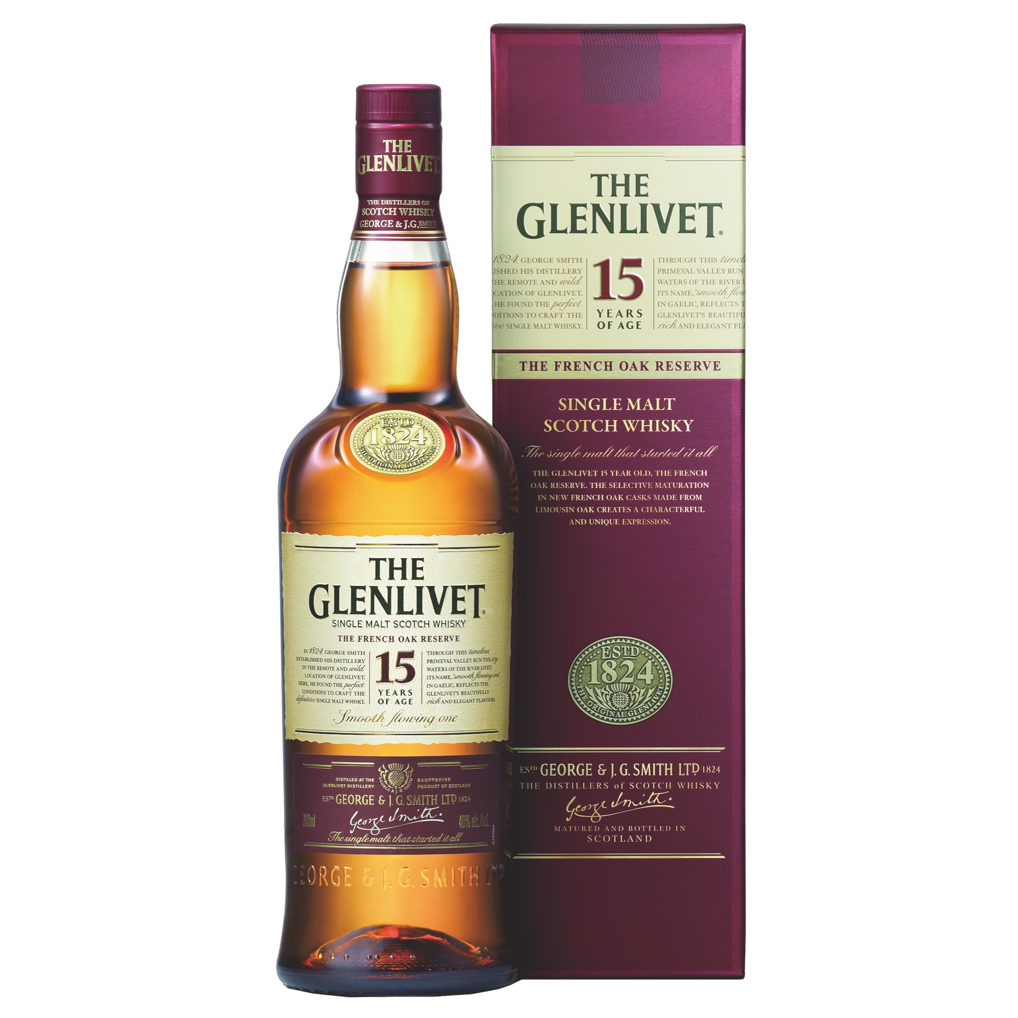 The Glenlivet 15r. French Oak Res. 0,7l