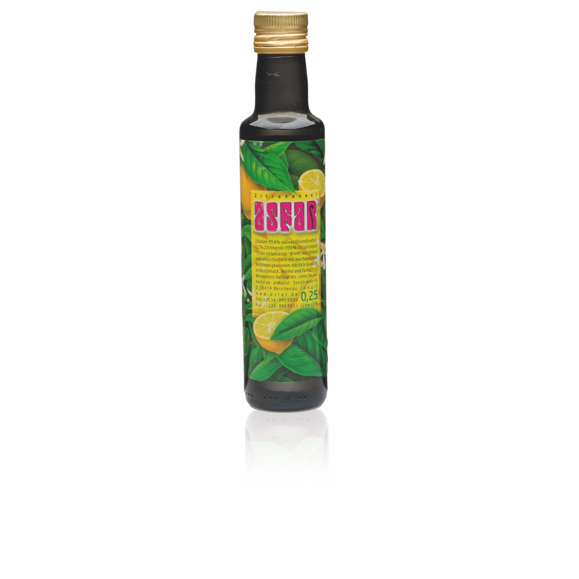 Asfar olivový olej citrónový 250ml
