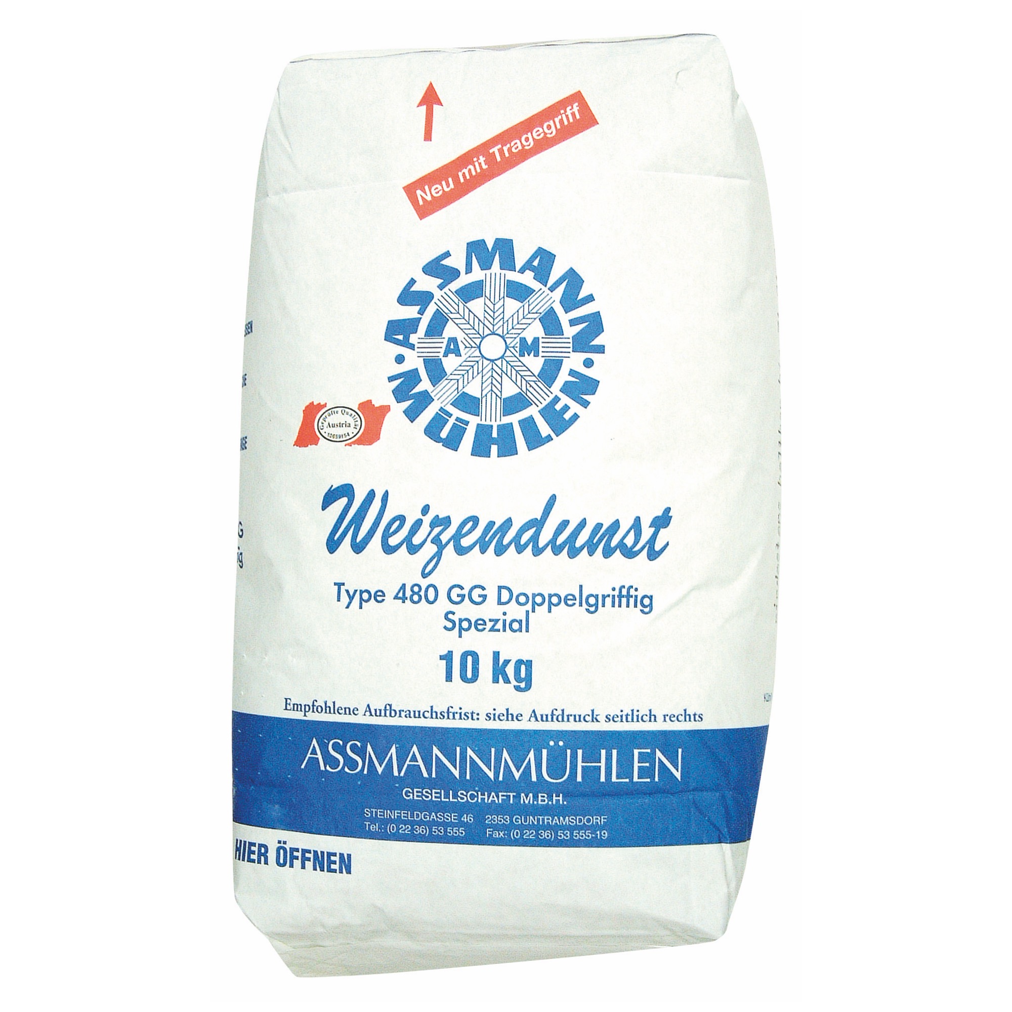 Assmann pšen. múka T480 hrubá 10kg
