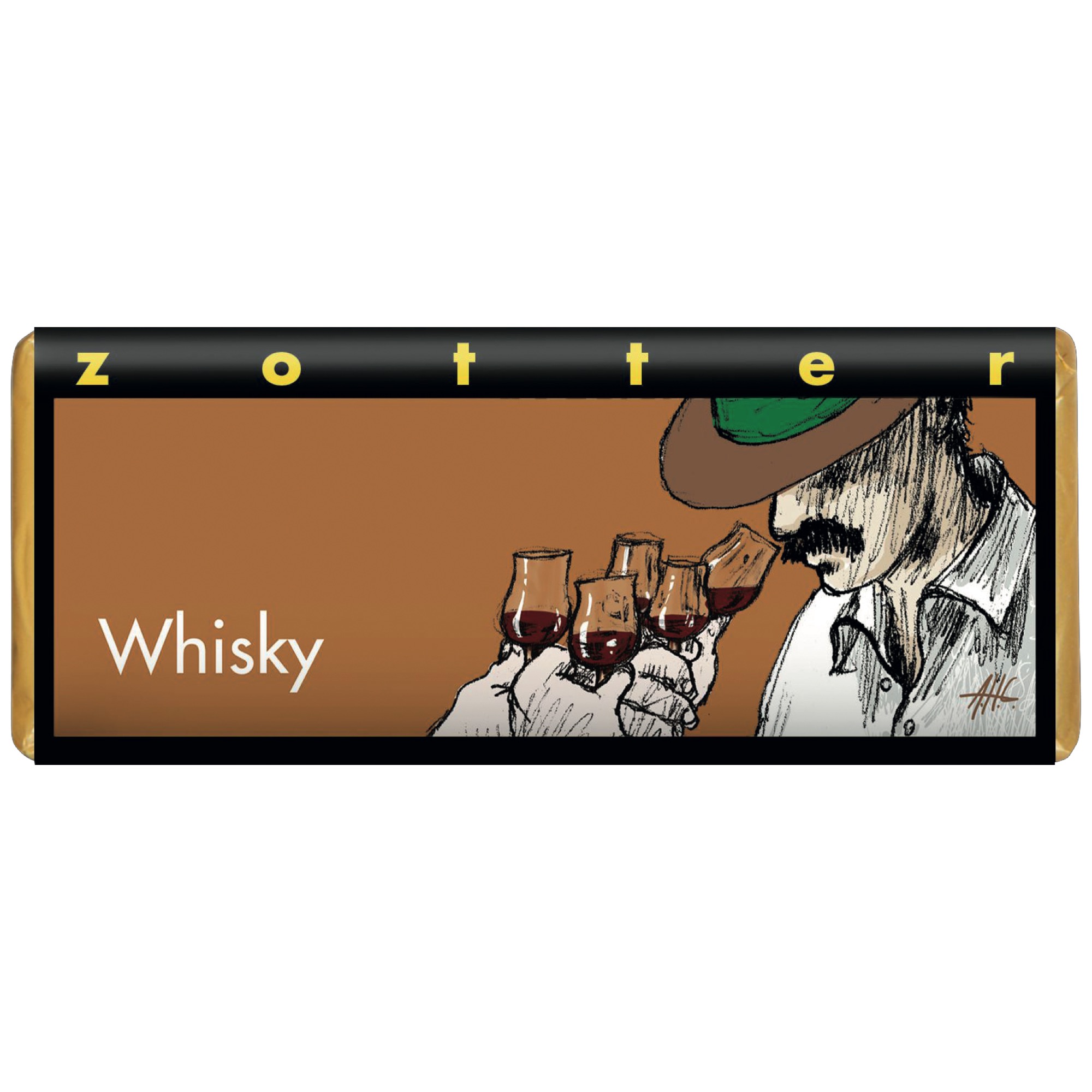Zotter Bio čokoláda 70g, Scotsch Whisky