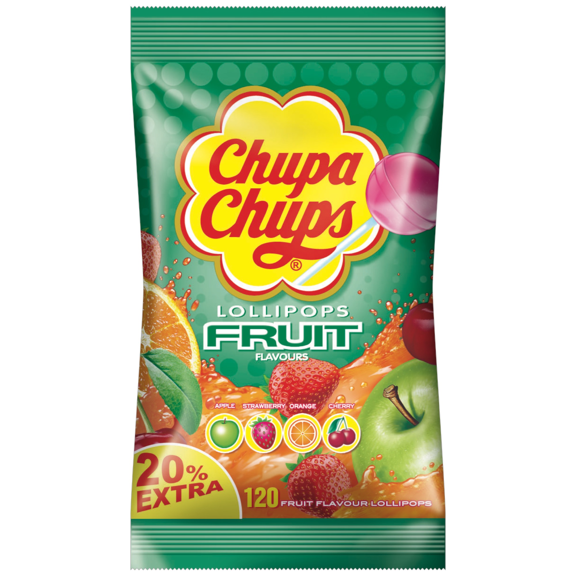 Chupa Chups ovocné lízanky 120ks