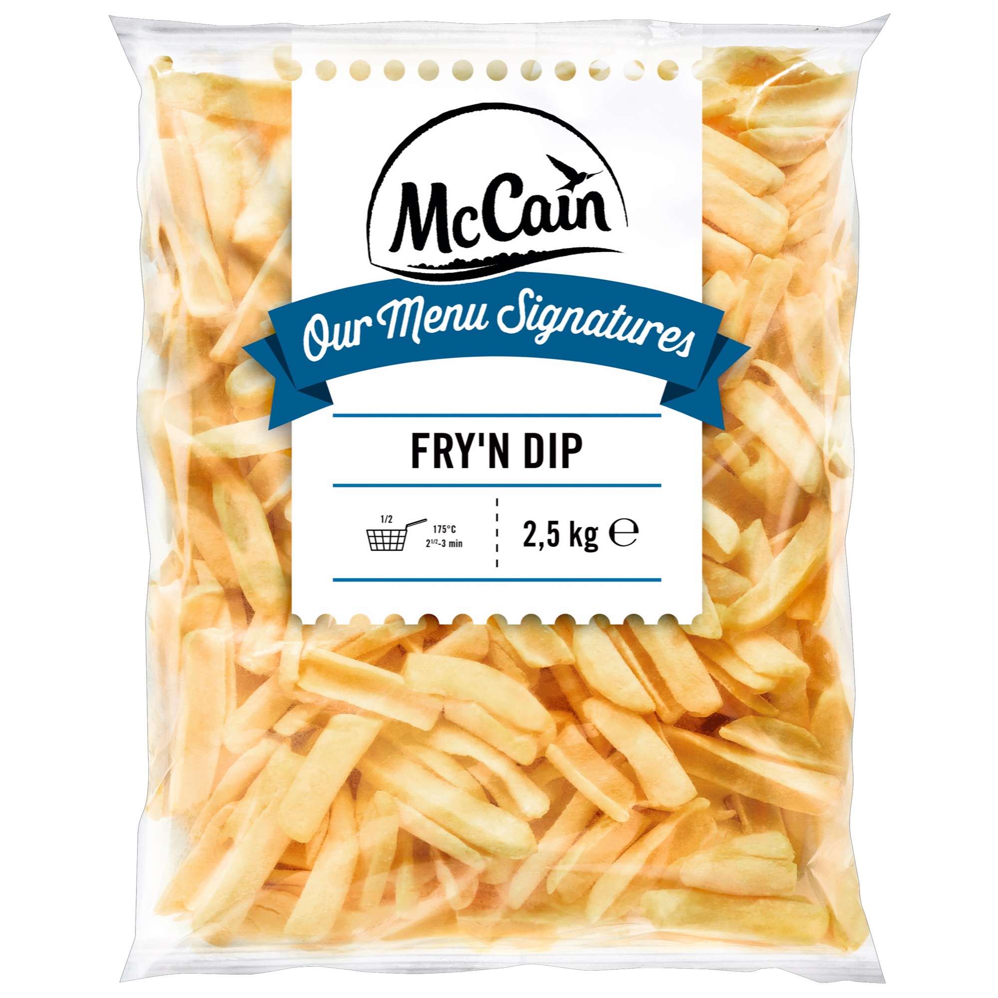 McCain Fry 'n Dip hranolky mraz.2,5kg
