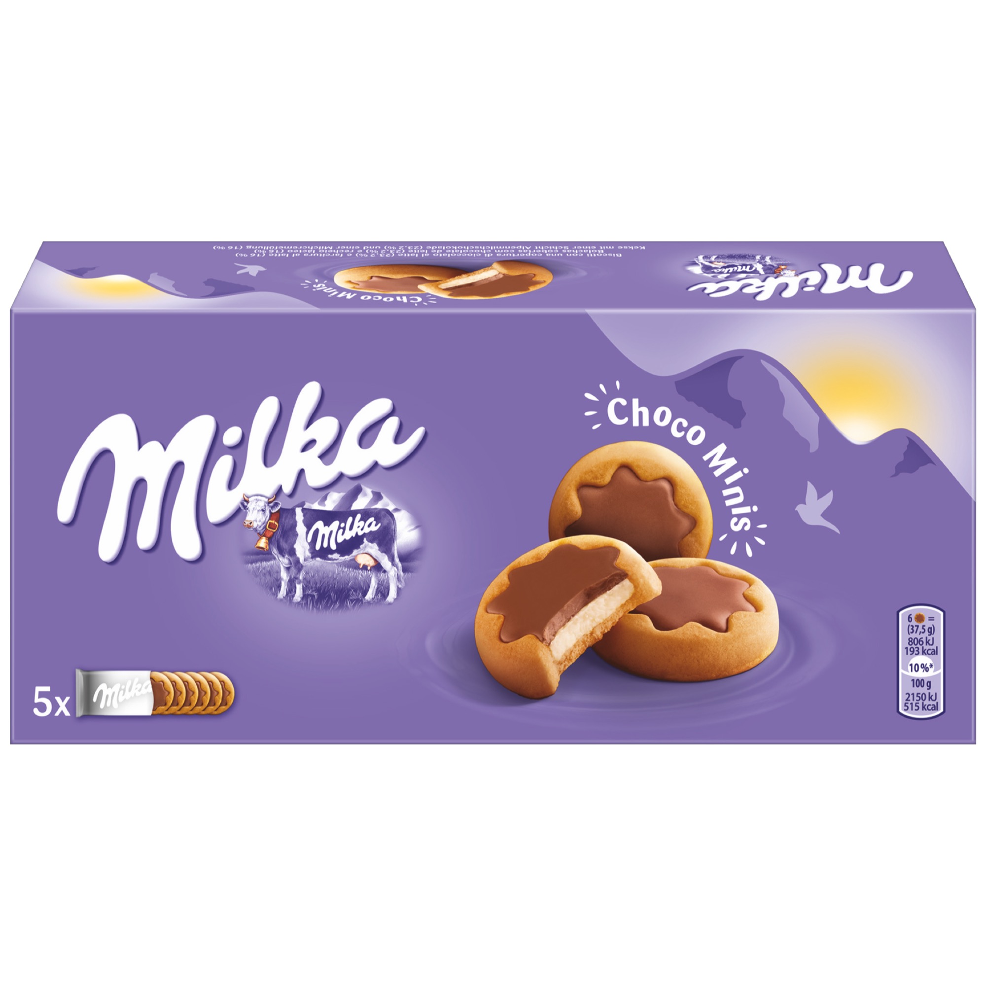 Milka keksy Choco Minis 185g